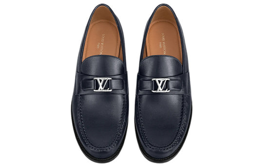 LOUIS VUITTON LV Major Loafers 'Navy' 1A9HHH