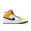 (WMNS) Air Jordan 1 Mid 'Perforated - White University Gold' BQ6472-107