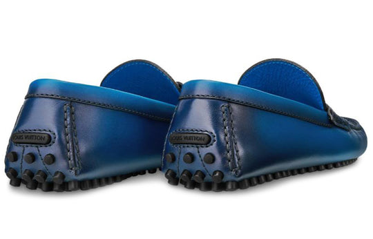LOUIS VUITTON Hockenheim Moccasin Shoes 'Blue' 1A5UUA