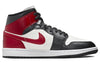 (WMNS) Air Jordan 1 Mid 'Black Toe' BQ6472-160