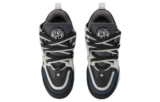LOUIS VUITTON LV Skate Sneakers 'Black White' 1ABZ45