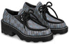 (WMNS) LOUIS VUITTON Beaubourg Platform Derby Shoes 'Blue Plaid Print' 1A5SP2