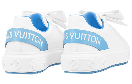 (WMNS) LOUIS VUITTON Time Out Sneakers 'White with Blue' 1A9Q0M