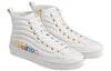 (WMNS) LOUIS VUITTON LV Stellar Calfskin High-Top Sports Shoes White 1A5C5H
