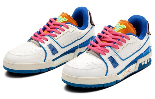 LOUIS VUITTON Trainers 'White Pink Blue for Saint-Tropez' 1A9DCE