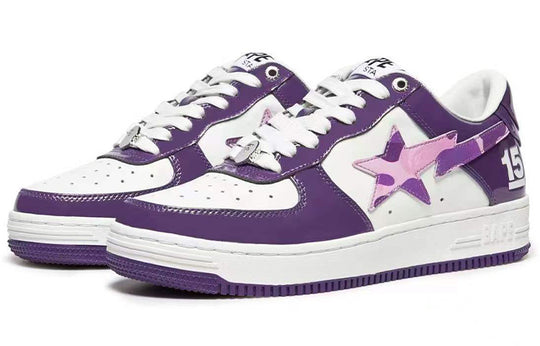 (WMNS) A Bathing Ape Bape Sta Taipei 15 Anniversary 'White Purple' 1I22-291-001