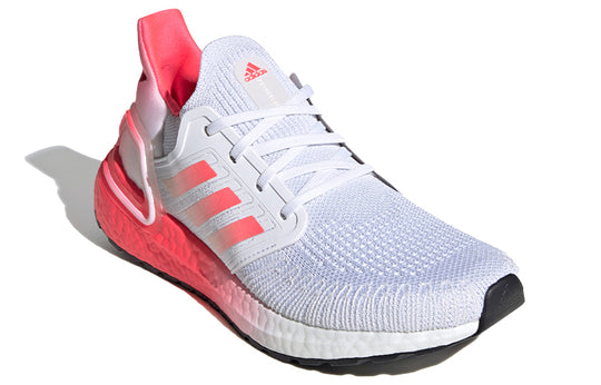 (WMNS) adidas UltraBoost 20 'White Signal Pink' EG5201