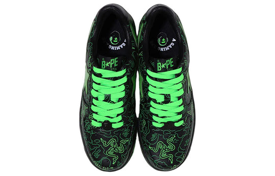 A BATHING APE X Razer Bape Sta 'Black Neon Green' 1I23-191-902-BG