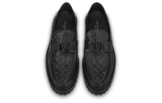 LOUIS VUITTON Major Loafer Shoes 'Black' 1ABFFP