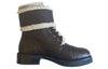 (WMNS) LOUIS VUITTON Wonderland Shearling Boots 'Black' 1A4FJ7
