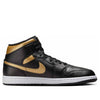 Air Jordan 1 Mid 'Black Metallic Gold' DQ8426-071