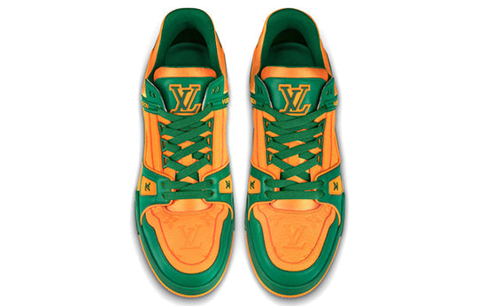 LOUIS VUITTON Trainers 'Orange Monogram with Green' 1A8WFP