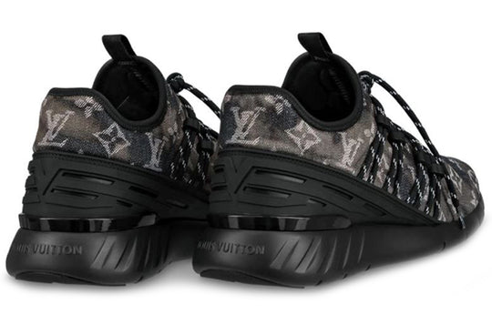 LOUIS VUITTON Fastlane Sneakers 'Black Monogram Denim' 1A5B8O