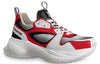 LOUIS VUITTON Run Away Pulse Sneakers 'White Red Black; 1A5YSV