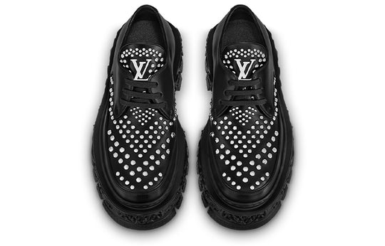 LOUIS VUITTON Derby LV Baroque Shoes 'Black' 1ABLO4