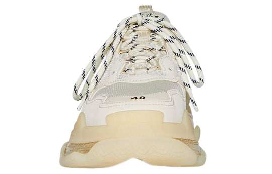 (WMNS) Balenciaga Triple S Sneaker 'Clear Sole - Eggshell' 544351W2GA19100