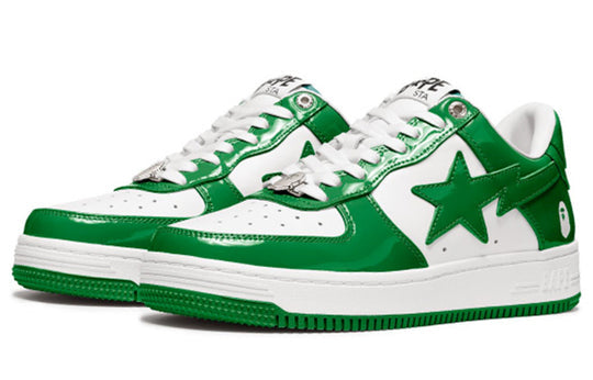 A BATHING APE Bape Sta Low 'Green White' 1H70-191-001-WG