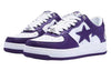 A BATHING APE Bape Sta 'White Purple' 1I70-191-007-PURPLE