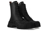 (WMNS) LOUIS VUITTON Ruby Flat Ranger Boots 'Black Plain' 1ABPS0