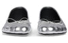 (WMNS) Balenciaga Anatomic Ballerina Shoes 'Silver Shiny Soft Sheepskin' 714260WBFA18001