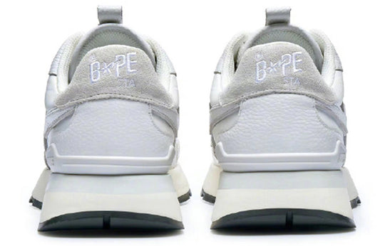 (WMNS) A BATHING APE Road Sta Express Leather Low 'White' 1I70-291-014-WHITE