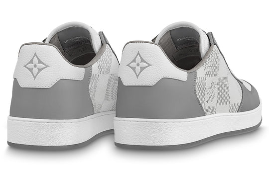 LOUIS VUITTON LV Rivoli Sneakers 'Grey with Plaid' 1A9ZEO