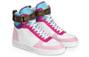 (WMNS) LOUIS VUITTON LV Boombox High-top Sport Shoes Pink/White 1A87QX