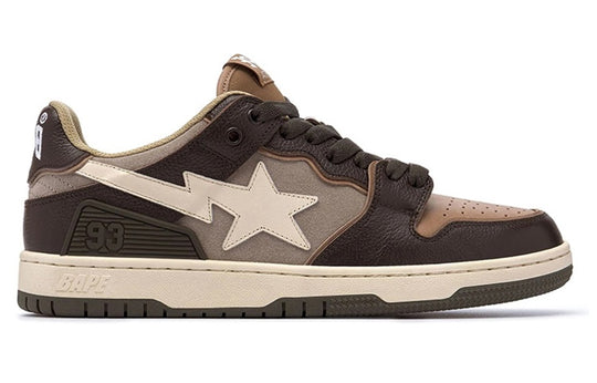 A BATHING APE Sk8 Sta 'Dark Brown Beige' 1I70-191-004-RB