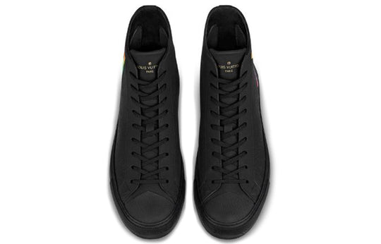 LOUIS VUITTON Tattoo Sneakers 'Black Rainbow' 1A5QD2