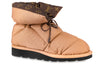 (WMNS) LOUIS VUITTON Pillow Comfort Ankle Boots 'Beige with Brown Monogram Collar' 1A8T4E