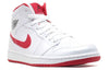 Air Jordan 1 Mid 'White Gym Red' 554724-101
