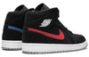 Air Jordan 1 Mid 'Multicolor Swoosh Black' 554724-065