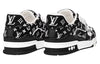 LOUIS VUITTON LV Trainer Sneakers 'Black Monogram' 1ABFTE