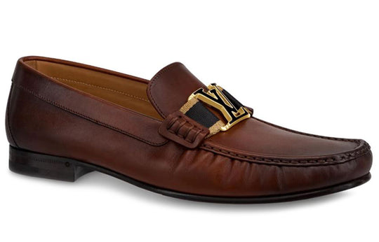 LOUIS VUITTON Montaigne Loafers 'Brown WaxCoated Calfskin' 1A5DRX