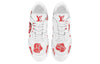 LOUIS VUITTON x Nigo Trainers 'White with Red Logo Hearts' 1A9JAD