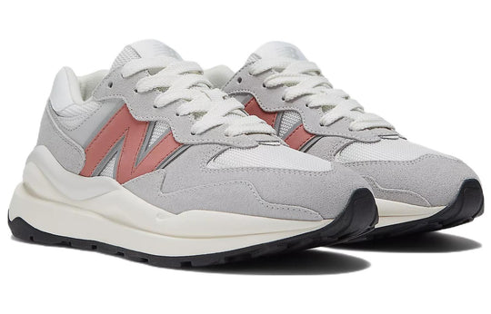 (WMNS) New Balance 57/40 'Light Aluminum Mineral Red' W5740SLC