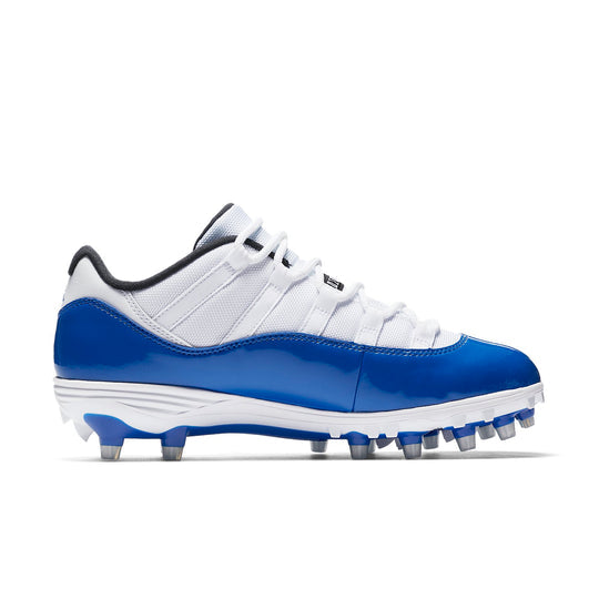 Air Jordan 11 Retro Low Cleat 'White Blue' AO1560-107