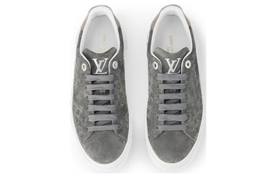 (WMNS) LOUIS VUITTON Time Out Sneakers 'Grey Minimonogram' 1ABR1M