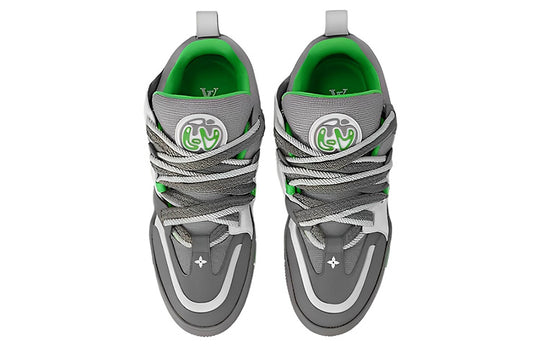 LOUIS VUITTON LV Skate Sneakers 'Grey Green' 1ABZ4R