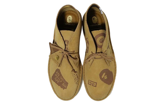 BAPE x CLARKS Leather 'Beige' 1G23-191-905-BEIGE