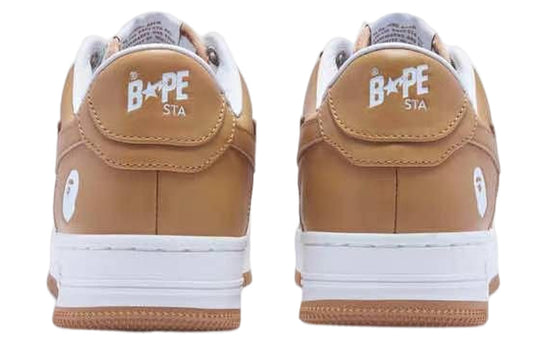 (WMNS) A BATHING APE Sta Leather 'Beige' 1I70-291-006-BEIGE