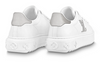 (WMNS) LOUIS VUITTON Time Out Sneakers 'White with Silver Rhinestone Logo' 1AAW10