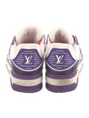 LOUIS VUITTON Trainer Sneakers 'White Purple' 1A8135