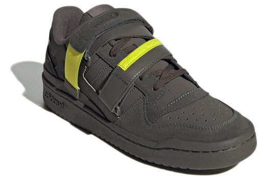 adidas originals Unisex Forum Low Sneakers Grey/Yellow GX3657