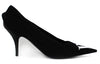 (WMNS) Balenciaga Campaign Logo Pumps 'Black' 495777W06001091