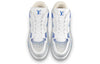 LOUIS VUITTON Trainer Sneakers 'White with Shiny Grey Blue Crystals' 1A8AI1