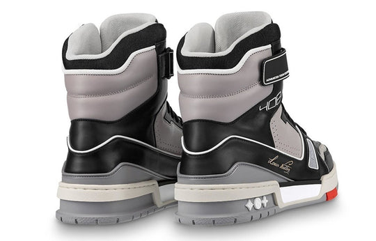 LOUIS VUITTON Trainer Boots 'Grey Black' 1A54I