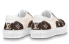 LOUIS VUITTON Trocadero Sneakers 'White Beige with Brown Monogram' 1A7QZ