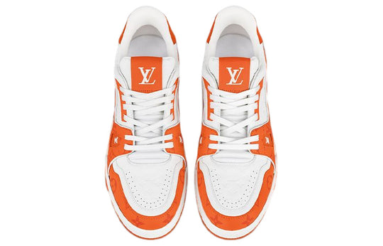 LOUIS VUITTON LV Trainers 'White Orange' 1AANH5