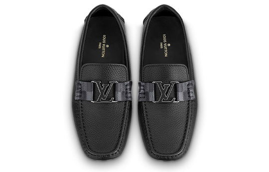 LOUIS VUITTON Monte Carlo Moccasin Shoes 'Black' 1A8V2E